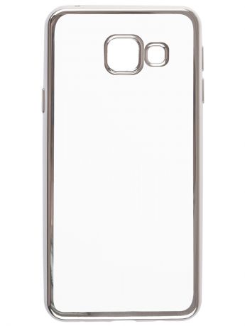 Чехлы для телефонов skinBOX Накладка  skinBOX silicone chrome border 4People для Samsung Galaxy A3 (2016).