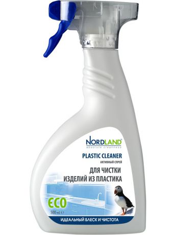 Средства для уборки NORDLAND Nordland активный спрей для чистки изделий из пластика, 500 мл.