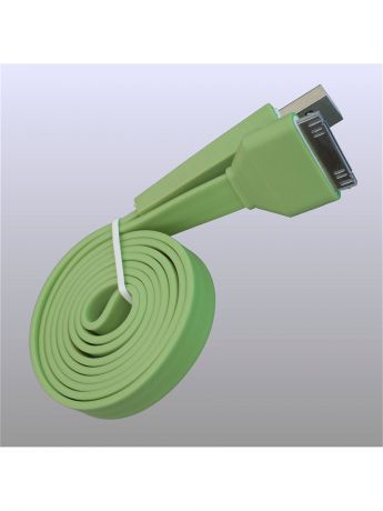 Кабели Pro Legend Usb кабель Pro Legend плоский Iphone 4, 30 pin, 1м,  зеленый