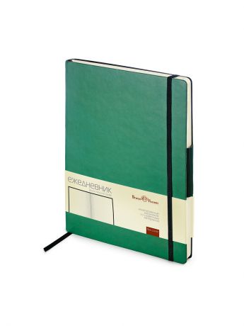 Ежедневники Bruno Visconti Ежедневник b5  на резинке "zenitн" (зеленый)