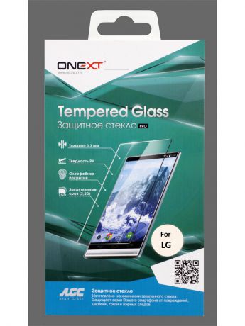 Защитные стекла ONEXT Защитное стекло Onext для телефона LG X Mach