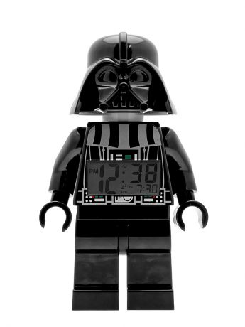 Часы настольные Lego. Часы настольные Star Wars минифигура Darth Vader