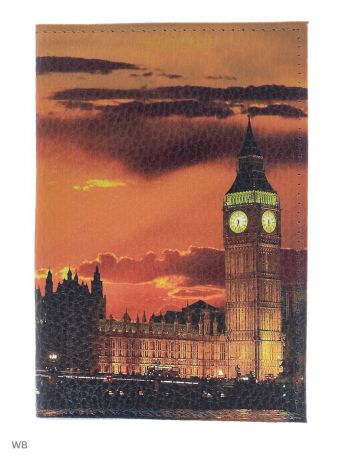 Обложки Eshemoda Обложка на паспорт "Лондон закат"