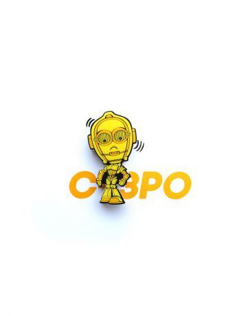 Ночники Star Wars 3D Ночник StarWars (Звёздные Войны)-C-3PO (Золотник, Си-Трипио)