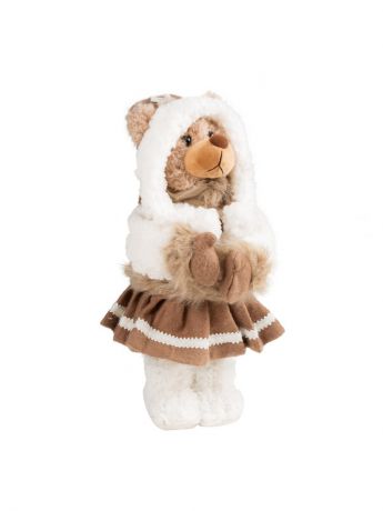 Куклы ESTRO Мишка-девочка коричневая в юбочке
