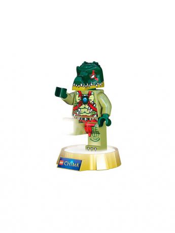 Ночники Lego. Игрушка-минифигура-фонарь LEGO Legends of Chima(Легенды Чимы)-Cragger (Краггер) на подставке