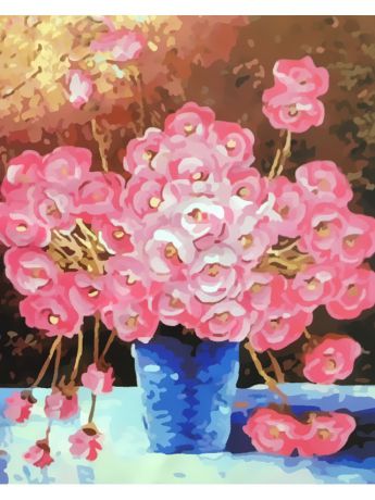 Картины Menglei Картина Ярко-розовый букет