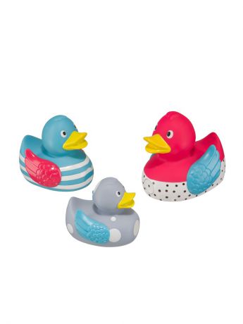 Игрушки для ванной Happy Baby Набор ПВХ-игрушек для ванной "FUNNY DUCKS"