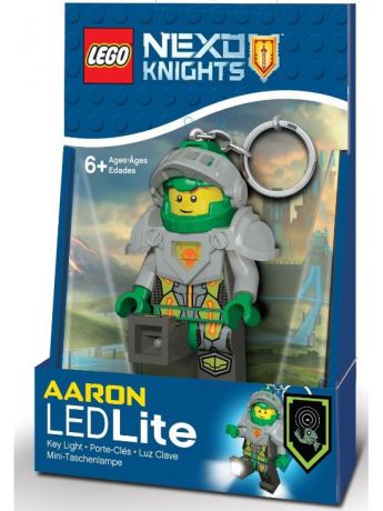 Брелоки Lego. Брелок-фонарик для ключей LEGO Nexo Knights (Рыцари Нексо)- Aaron