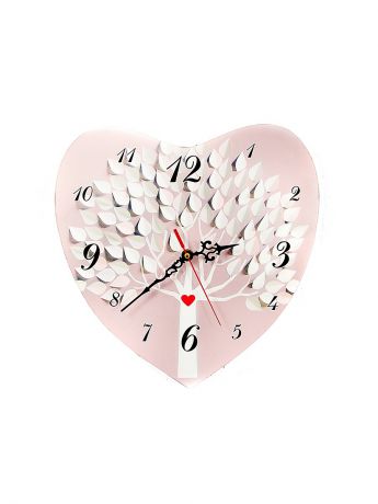 Часы настенные Русские подарки Часы настенные "Сердце"