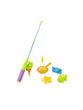 Игрушки для ванной Happy Baby Набор игрушек для ванной "LITTLE FISHMAN"