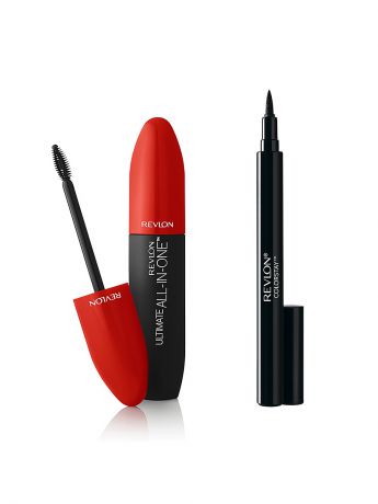 Наборы декоративной косметики Revlon Revlon Набор: 022 тушь mascara ultimate all-in-one nwp blackest black 501 + colorstay liquid