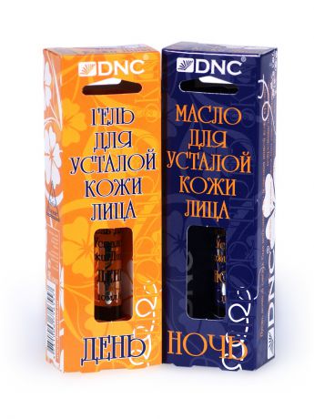 Косметические наборы для ухода DNC Набор для ухода за кожей лица: Гиалуроновый гель "День" и масло "Ночь" (2х10 мл)