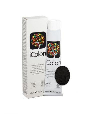 Краски для волос KayPro 1 Крем-краска iColori черный - 90 мл.