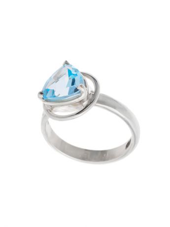 Ювелирные кольца SL Silverland Кольцо  Голубой топаз