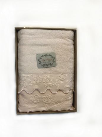 Полотенца банные La Pastel Комплект полотенец 2 предмета, 50х90, 70х140.