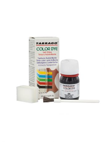 Краски для обуви Tarrago Краситель COLOR DYE, стекло TDC01, 25мл. (006 ТЕМНО-КОРИЧНЕВЫЙ)