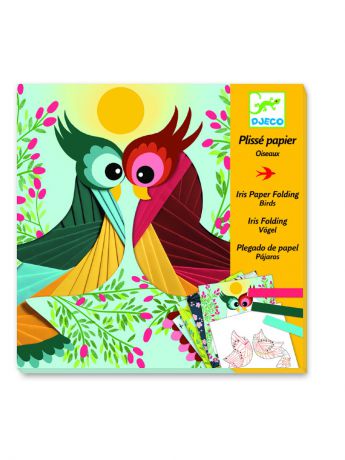 Раскраски DJECO Набор для творчества Бумажный декор Птички
