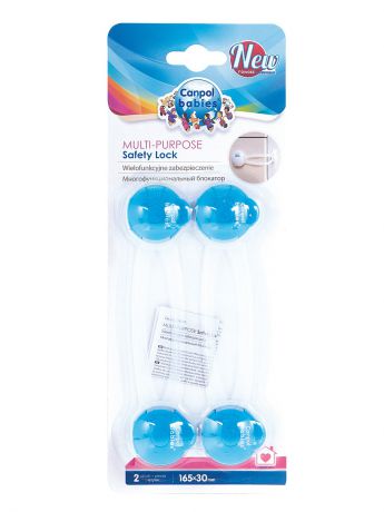 Защитные накладки для дома Canpol babies Блокатор многофункциональный (длинный) - 2 шт., цвет: синий