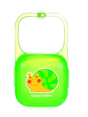 Контейнеры для пустышек Canpol babies Контейнер для пустышки, цвет: зеленый