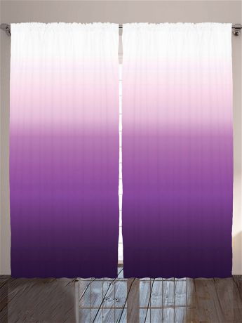 Фотошторы Magic Lady Комплект фотоштор из полиэстера высокой плотности "Лиловый градиент", 290*265 см