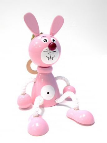 Игрушки-подвески Taowa Игрушка - Заяц розовый