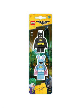Ластики Lego. Набор ластиков (2 шт.) LEGO Batman Movie (Лего Фильм: Бэтмен)- Batman/Easter Bunny Batman