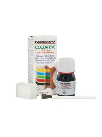 Краски для обуви Tarrago Краситель COLOR DYE, стекло TDC01, 25мл. (018 ЧЕРНЫЙ)