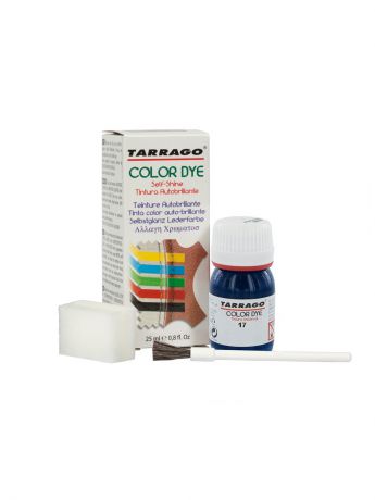 Краски для обуви Tarrago Краситель COLOR DYE, стекло TDC01, 25мл. (017 ТЕМНО-СИНИЙ)