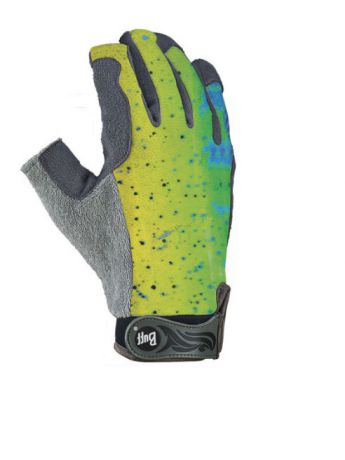 Перчатки спортивные Buff Перчатки рыболовные BUFF Pro Series Fighting Work Gloves Dorado (желтый/синий/зеленый)