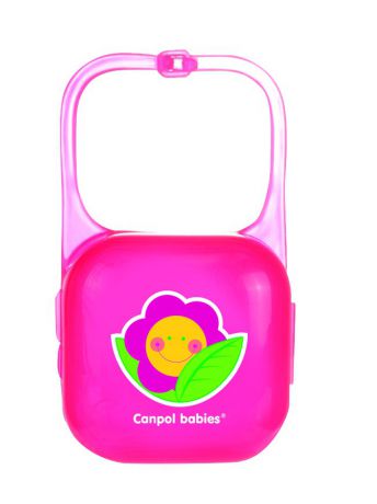 Контейнеры для пустышек Canpol babies Контейнер для пустышки, цвет: розовый