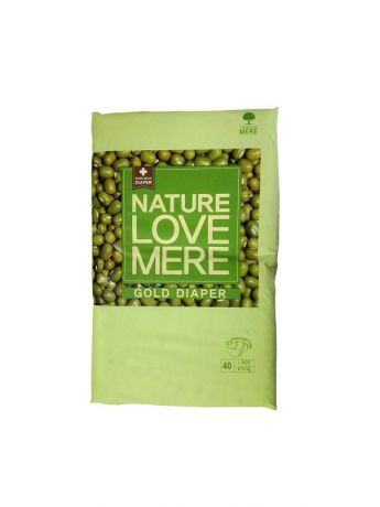 Подгузники детские Nature Love Mere Подгузники Gold Diaper L (9-12 кг) 40 шт.