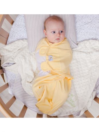 Конверты для малышей Pecorella Пеленка SwaddleFun, Mid yellow