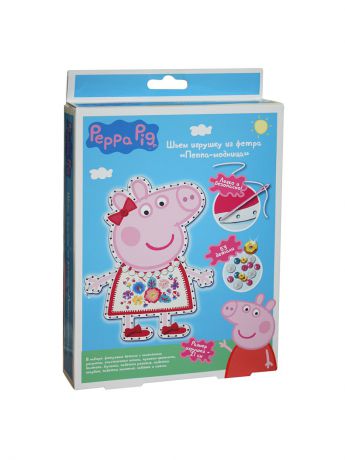 Наборы для поделок Peppa Pig Шьем игрушку из фетра "ПЕППА-МОДНИЦА"