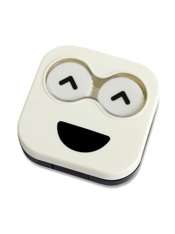 Контейнеры для линз Balvi Набор для контактных линз Emoji белый