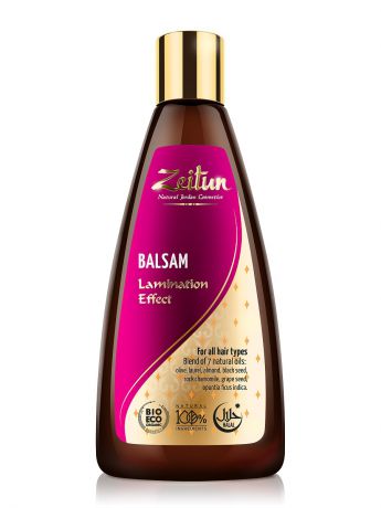 Бальзамы Зейтун Бальзам для волос натуральный, с эффектом ламинирования, для тонких и хрупких волос.
