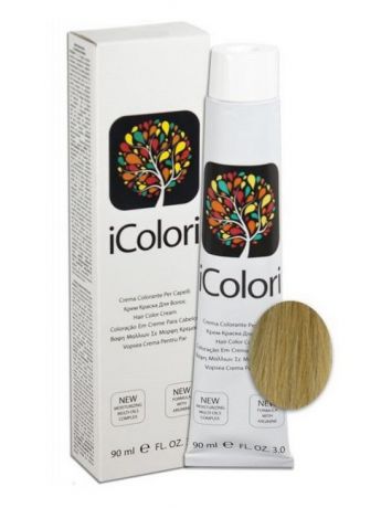 Краски для волос KayPro 12.1 Крем-краска iColori экстра супер-платиновый пепельный блондин - 90 мл.