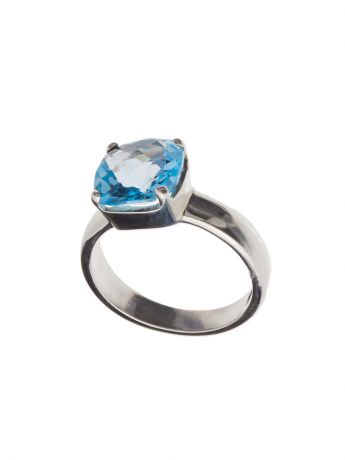 Ювелирные кольца SL Silverland Кольцо  Голубой топаз