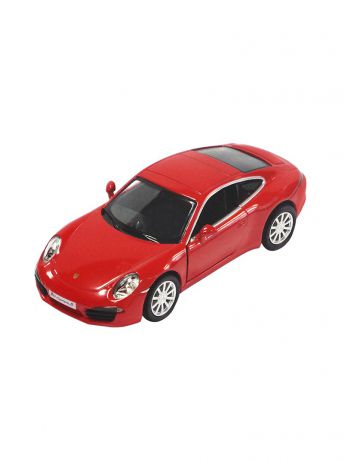 Машинки Pit Stop Машинка Инерционная Porsche 911 Carrera S, Красная (1:32) (PS-554010-R)