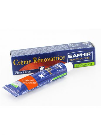 Краски для обуви Saphir Восстановитель кожи Creme RENOVATRICE, 25 мл. (жидкая кожа)(52 оранжевый )