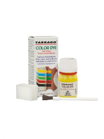 Краски для обуви Tarrago Краситель COLOR DYE, стекло TDC01, 25мл. (007 ЖЕЛТЫЙ)