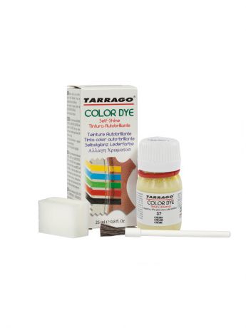 Краски для обуви Tarrago Краситель COLOR DYE, стекло TDC01, 25мл. (037 КРЕМОВЫЙ)