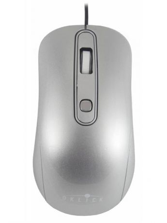 Мыши Oklick Мышь Oklick 155M серебристый оптическая (1600dpi) USB (3but)