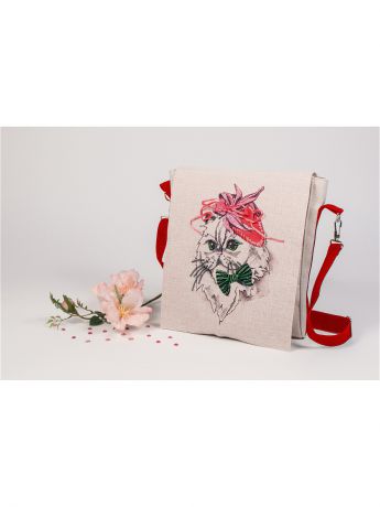 Наборы для вышивания Матренин Посад Набор для шитья и вышивания текстильная сумка-планшет "Сонечка"