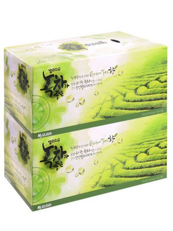 Салфетки косметические Monalisa Салфетки для лица "Bellagio Green Tea" 180+30 шт. х 2уп.