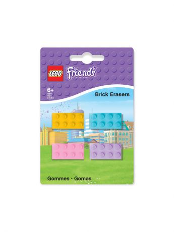 Ластики Lego. Набор ластиков (4 шт.) LEGO Friends (Подружки)