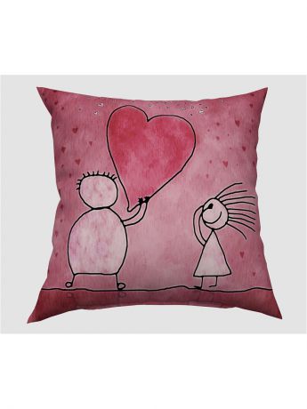 Подушки декоративные Сирень Декоративная подушка "Мое сердце для тебя"
