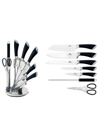 Ножи кухонные BERLINGERHAUS Набор ножей на подставке, 8 предметов