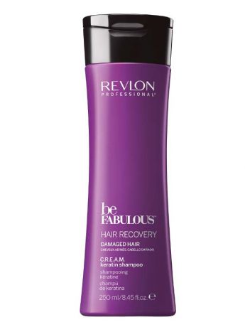 Шампуни Revlon Professional Восстановление волос. C.R.E.A.M. очищающий шампунь с кератином RP BE FABULOUS 250 мл