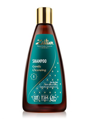 Шампуни Зейтун Шампунь №1 "Нежное очищение", для сухих волос, с медом и маточным молочком.